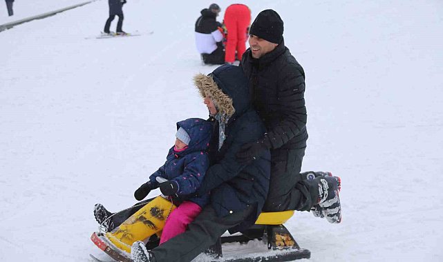 Ilgaz Dağı'nda yarıyıl tatili yoğunluğu
