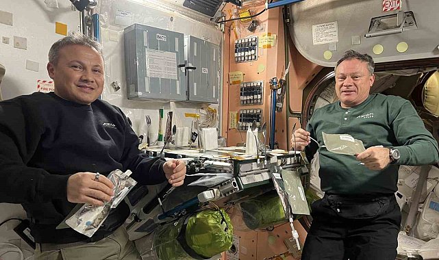 İlk Türk astronot Gezeravcı ISS'ten yeni bir fotoğraf paylaştı