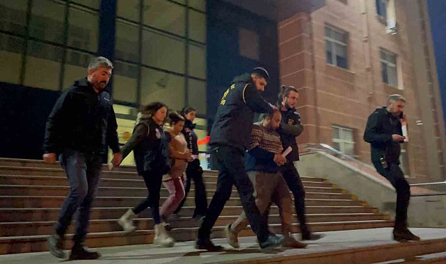 İnşaat malzemesi çalan şüpheliler cezaevine konuldu