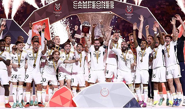 İspanya Süper Kupa'da şampiyon Real Madrid