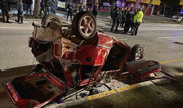 Isparta'da 1 kişinin öldüğü kaza güvenlik kamerasına yansıdı