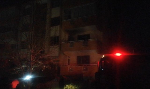 Isparta'da evde çıkan yangın paniğe neden oldu