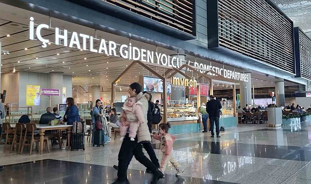 İstanbul Havalimanı'nda ara tatili yoğunluğu