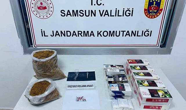 Jandarma kaçak tütün mamulü ele geçirdi