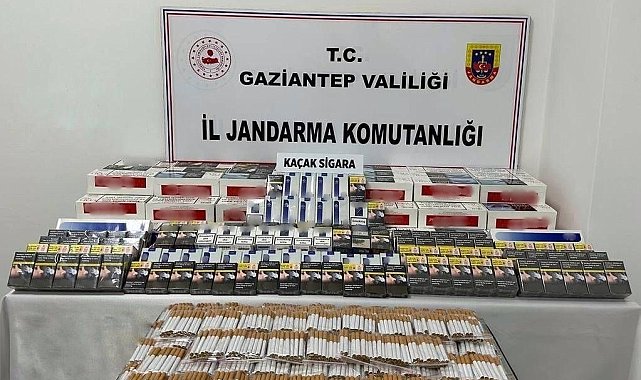 Jandarmadan 660 bin TL değerinde kaçak sigara operasyonu: 20 şahıs yakalandı