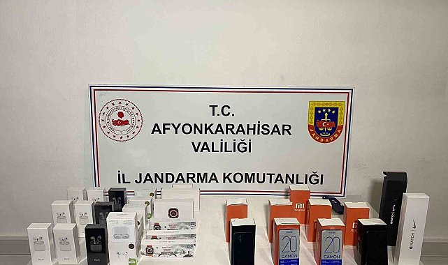 Jandarmadan kaçak cep telefonu operasyonu