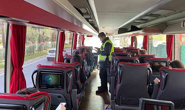 Jandarmadan şehirlerarası otobüslere denetim