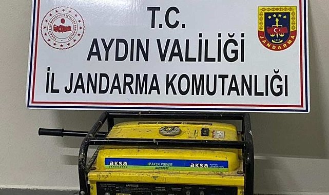 Jeneratör hırsızları tutuklandı