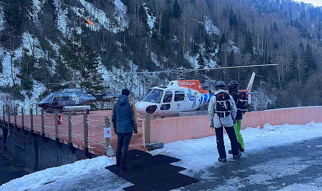 Kaçkar dağlarında 'Heliski' heyecanı başladı