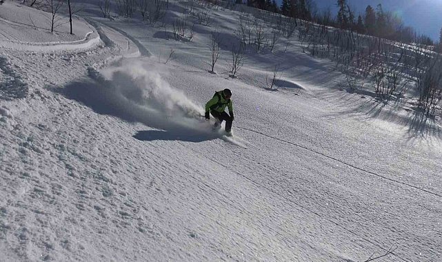 Kaçkar Dağlarında 'Heliski' heyecanı devam ediyor