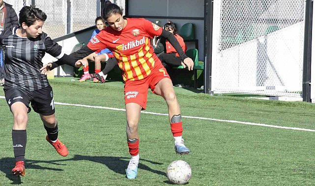 Kadınlar 1. Lig B Grubu: Kayseri Kadın FK: 1 - Kocaeli Bayan FK:1
