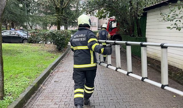 Kafenin bacasında çıkan yangın söndürüldü