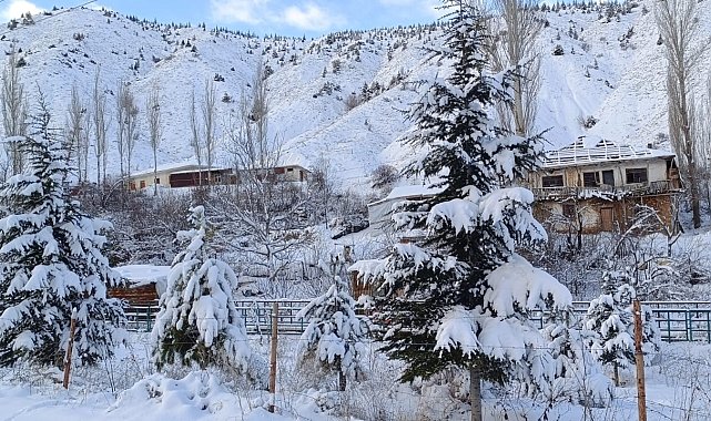 Kahramanmaraş'ta kar sonrası kartpostallık görüntüler