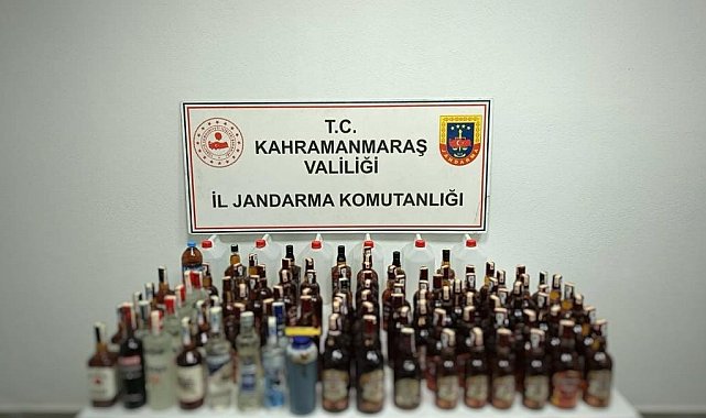 Kahramanmaraş'ta sahte içki operasyonuna 1 gözaltı