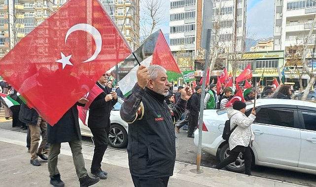 Kahramanmaraş'ta şehitler ve Gazze için yürüyüş
