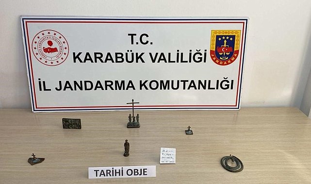 Karabük'te tarihi eser operasyonu