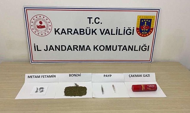 Karabük'te uyuşturucu operasyonu