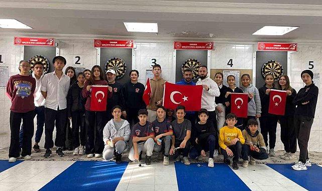 Karaman'da şehit anısına dart turnuvası düzenlendi