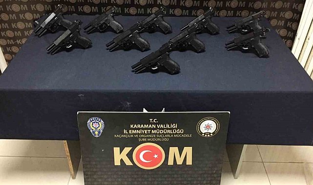 Karaman'da silah operasyonu