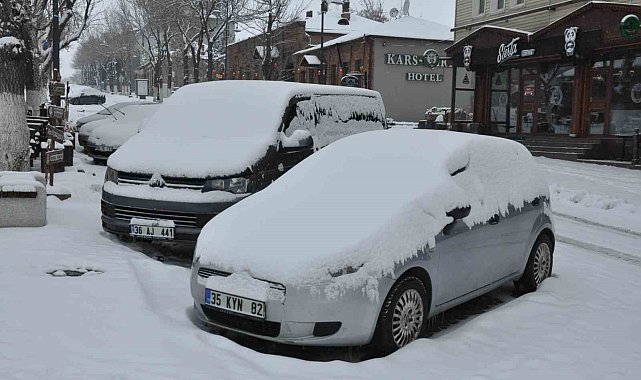 Kars kara teslim, 69 köy yolu ulaşıma kapandı
