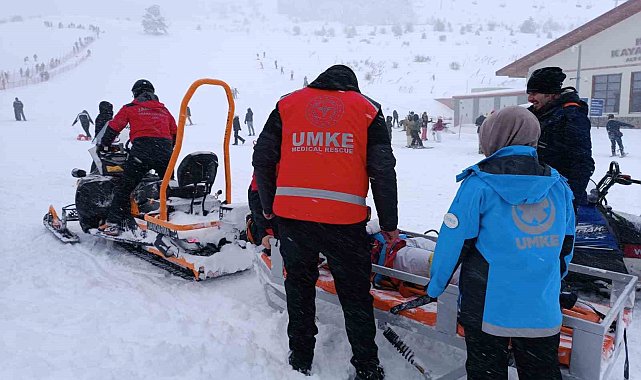 Kayak yaparken yaralananların yardımına UMKE ve jandarma yetişti