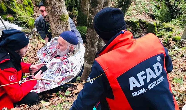 Kayıp yaşlı adam 24 saat sonra sağ bulundu