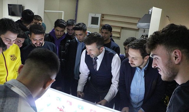 Kaymakam Erdem ve Başkan Demirci'den üniversite öğrencilerine ziyaret