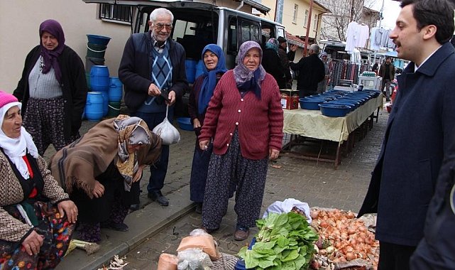 Kaymakam Erdem'den pazarcı esnafına ziyaret