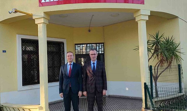 Kaymakam Ertaş, Köyceğiz Kaymakamı Maslak ile buluştu