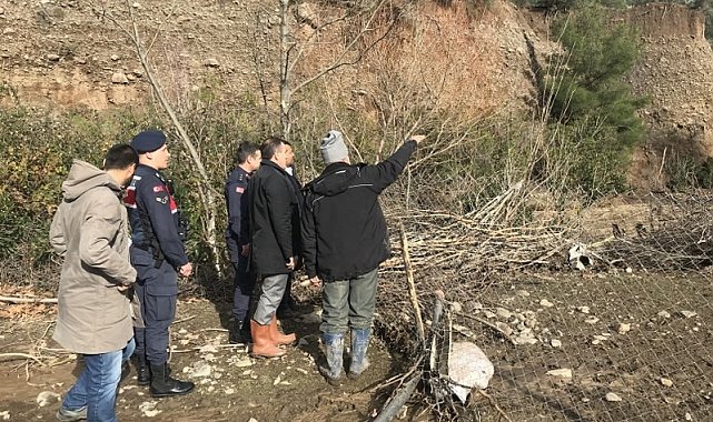 Kaymakam Memiş, selden zarar gören mahalleleri ziyaret etti