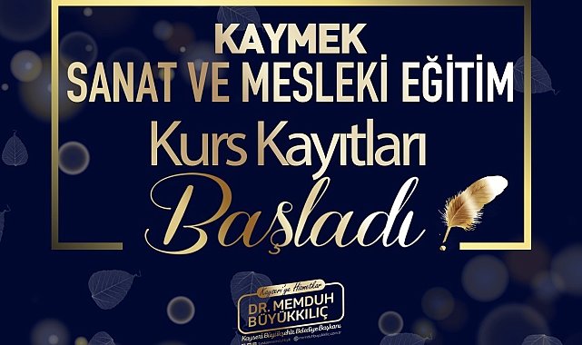 KAYMEK'in Bahar Dönemi Kurs kayıtları başladı