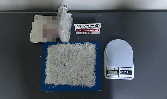 Kayseri'de 272 gram uyuşturucu ele geçirildi