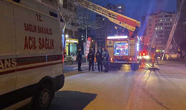 Kayseri&#039;de ev yangını: 7 kişi dumandan etkilendi