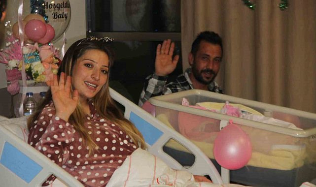 Kayseri'de yılın ilk bebeği 'Ceylin' oldu