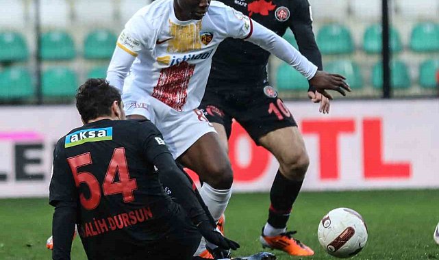 Kayserispor 4 maçtır kazanamıyor