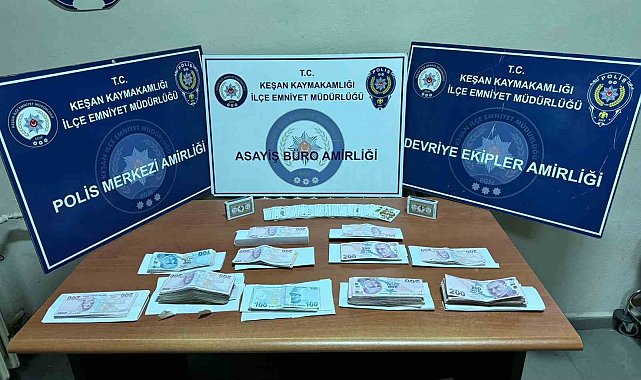 Keşan'da kumar oynadıkları belirlenen 11 kişiye 44 bin 605 TL ceza kesildi