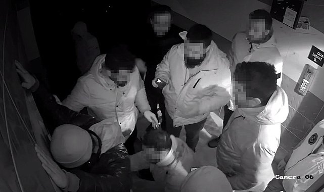 Kilise saldırganlarının gözaltına alındığı anlar kamerada