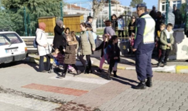 Kırklareli'de okul servislerine denetim