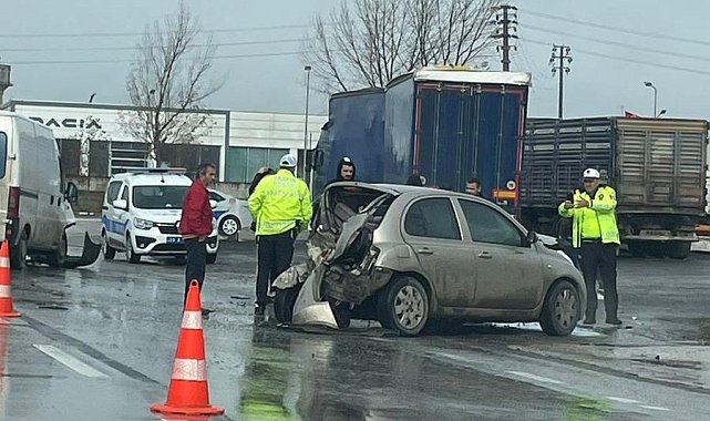 Kırklareli'de zincirleme kaza: 2 yaralı