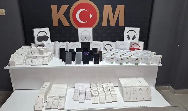 Kırklareli'nde kaçak elektronik eşya ele geçirildi