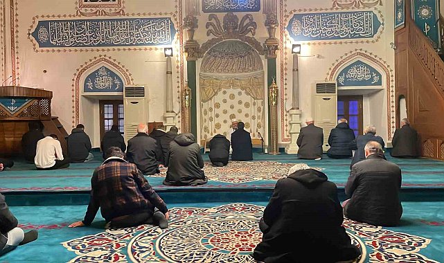 Kırklareli'nde Regaip Kandili dualarla idrak edildi