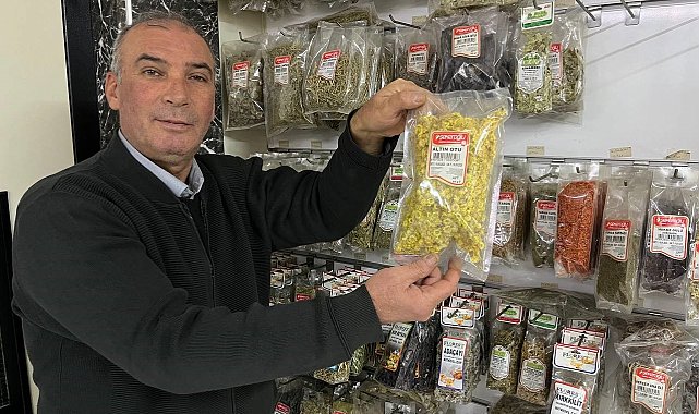 Kış aylarının vazgeçilmezi bitkisel çaylara yoğun ilgi