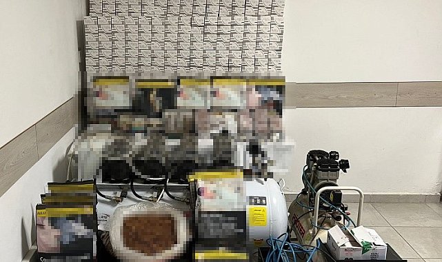 Kocaeli'de 93 bin 924 boş ve dolu makaron ele geçirildi