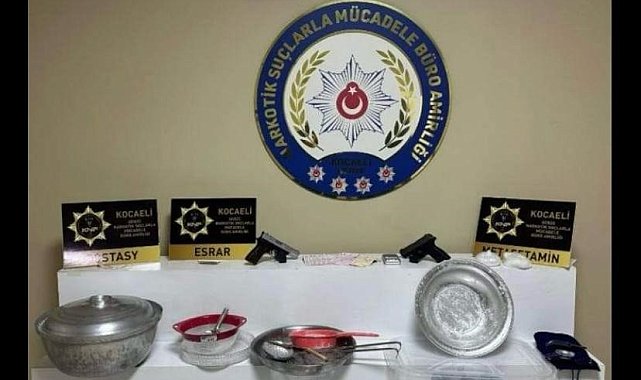 Kocaeli'de uyuşturucu operasyonu: 4 tutuklama
