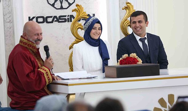 Kocasinan, 2023 yılında 2 bin 804 mutlu evliliğin temelini attı