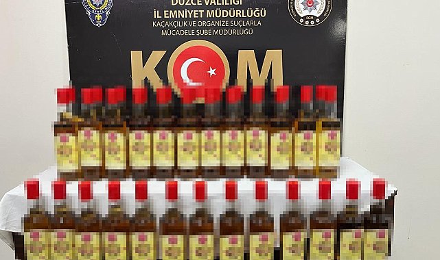 KOM ekipleri yılbaşı akşamı da kaçak içkiye izin vermedi