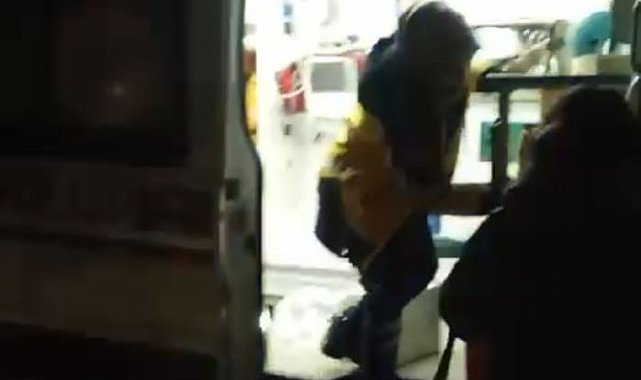 Kontrolden çıkan motosiklet devrildi: 1 yaralı