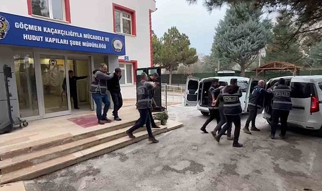 Konya Emniyetinden göçmen kaçakçılığı çetesine operasyon