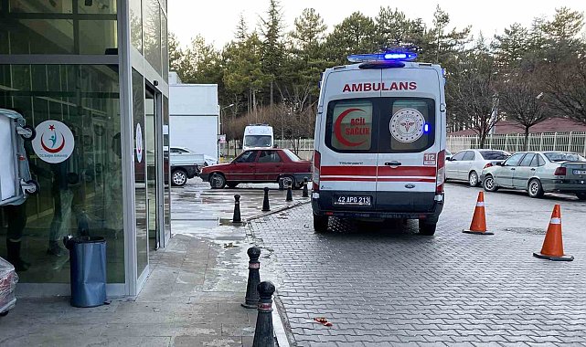 Konya'da trafik kazası: 1 yaralı