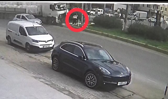 Korku dolu anlar kamerada: Saniyelerle ölümden kurtuldu